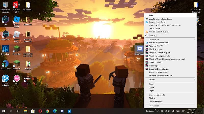 problema al instalar discord