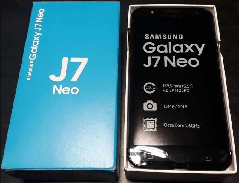 galaxy j7 neo con caja