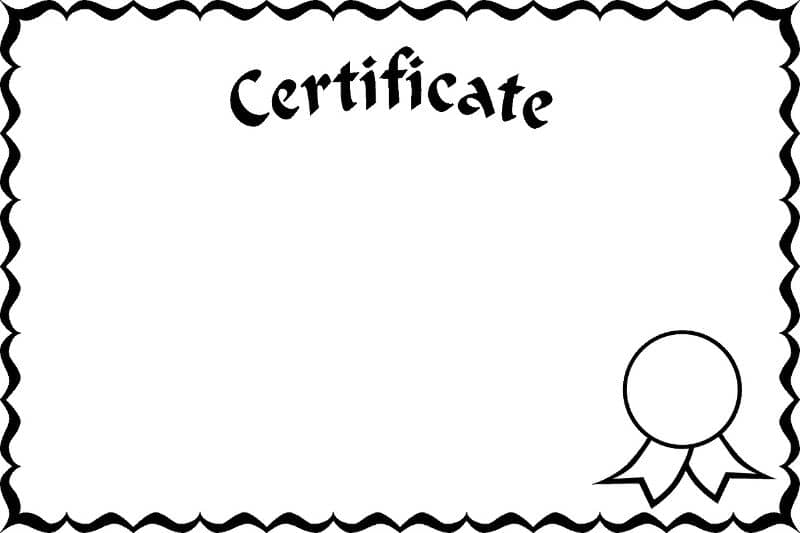certificado word