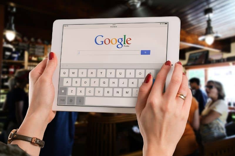 tablet busqueda google