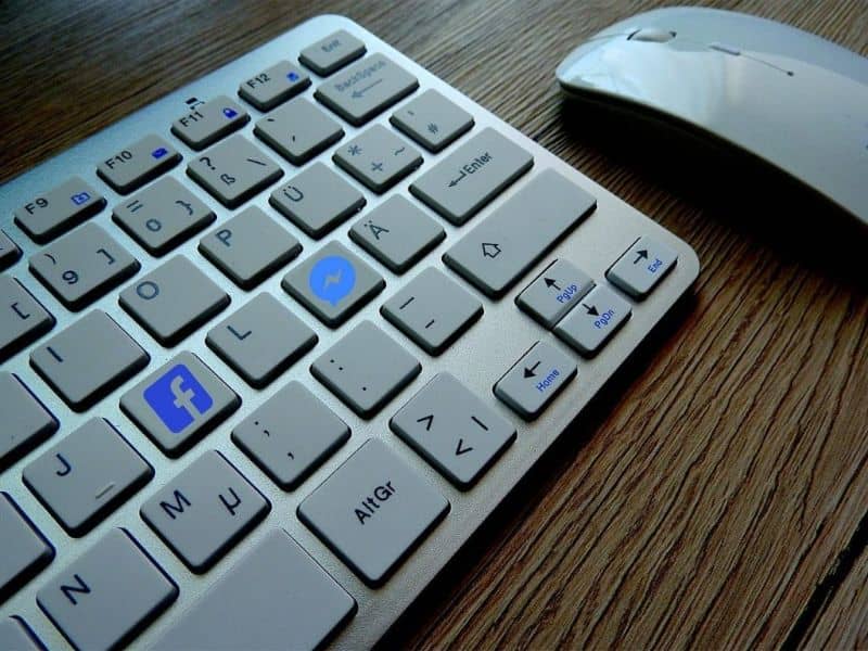 teclado blanco messenger