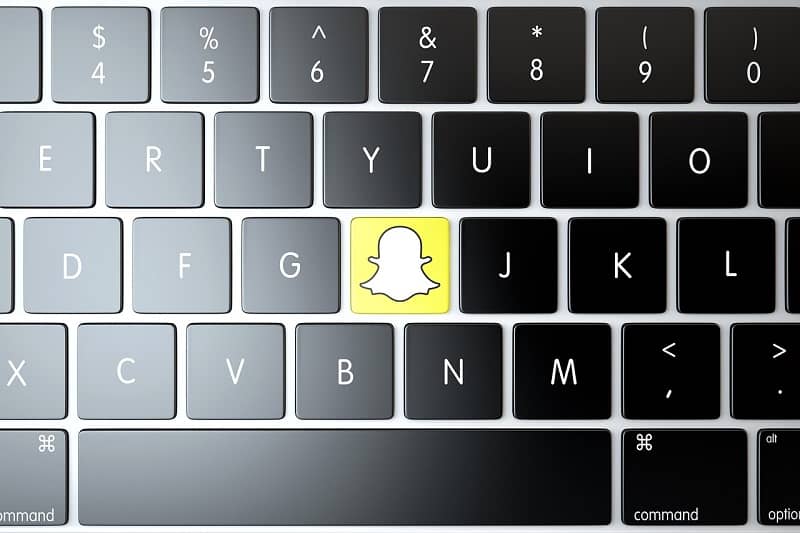 teclado con snapchat