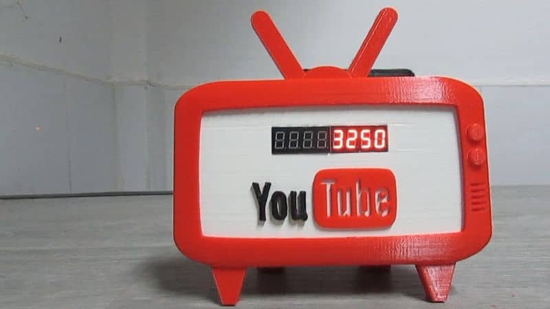 reloj youtube rojo