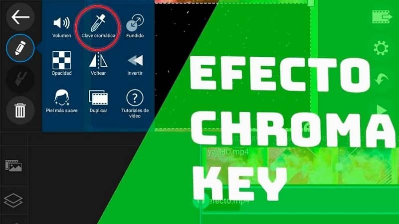 efecto chroma key movil