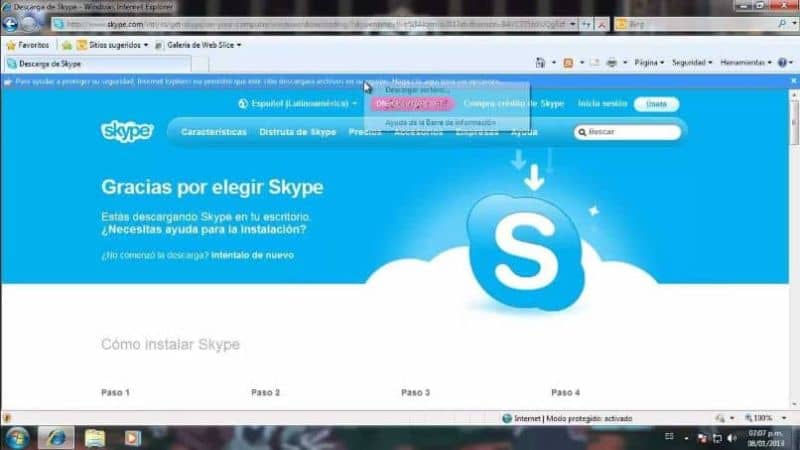 skype funcion idioma