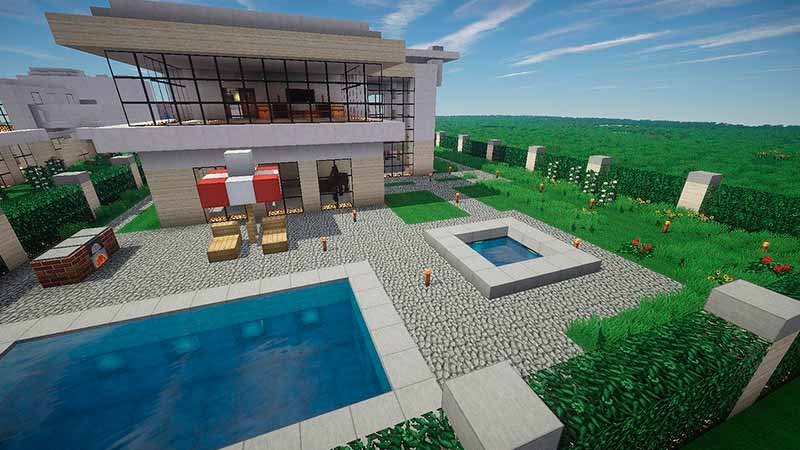 Cómo Hacer o Construir una Increíble y Lujosa casa Moderna de Hormigón en  Minecraft - Tutorial Completo | Descubre Cómo Hacerlo